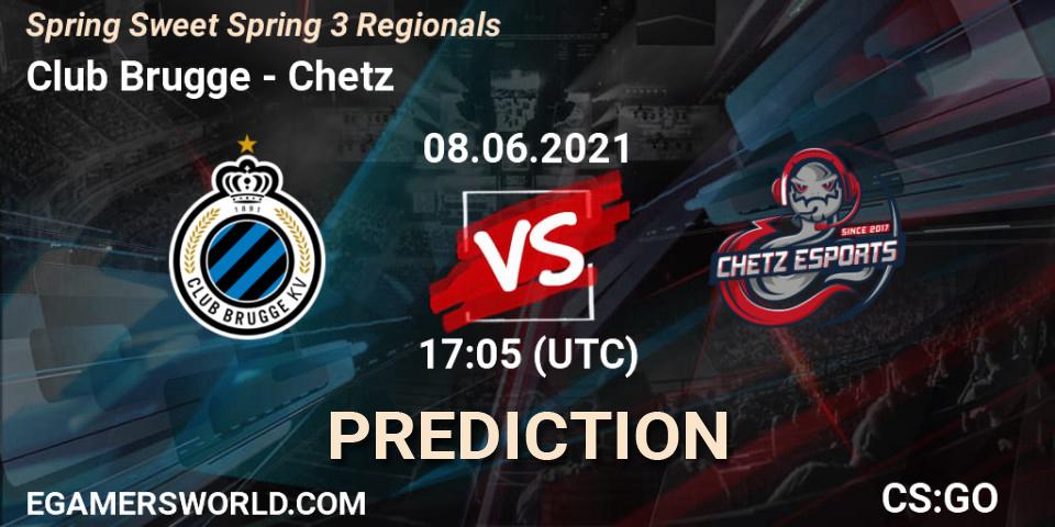 Pronósticos Club Brugge - Chetz. 08.06.2021 at 17:05. Spring Sweet Spring 3 Regionals - Counter-Strike (CS2)