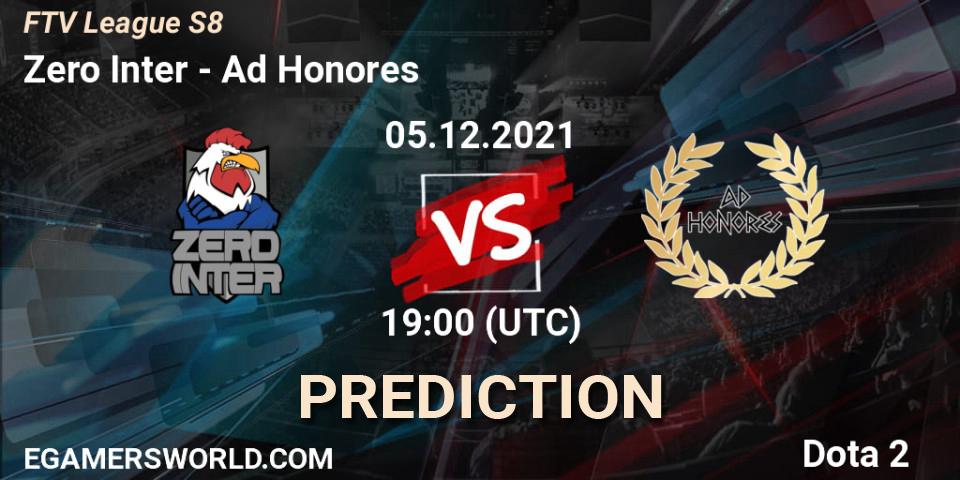 Pronósticos Zero Inter - Ad Honores. 05.12.2021 at 19:00. FroggedTV League Season 8 - Dota 2