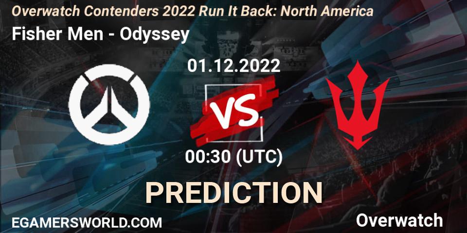 Pronósticos Fisher Men - Odyssey. 01.12.2022 at 00:30. Overwatch Contenders 2022 Run It Back: North America - Overwatch