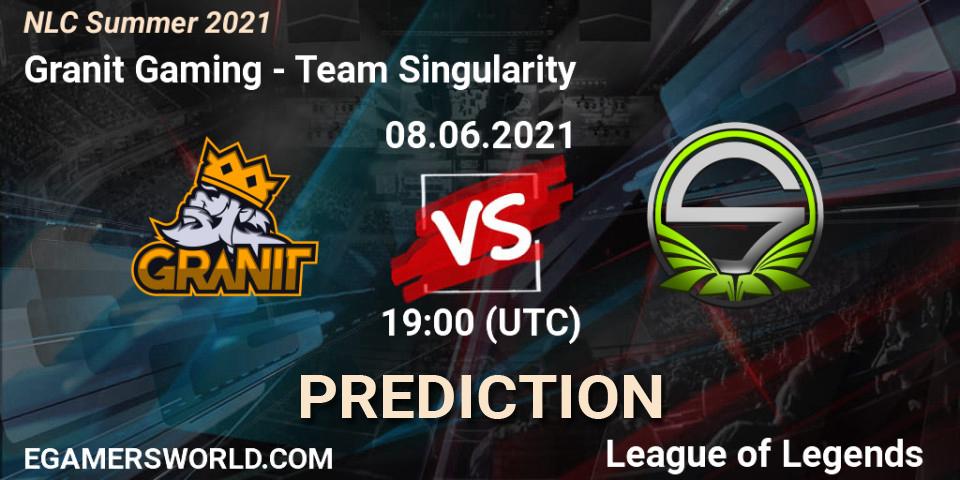 Pronósticos Granit Gaming - Team Singularity. 08.06.2021 at 19:00. NLC Summer 2021 - LoL