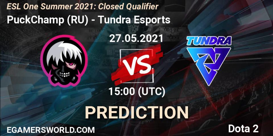 Pronósticos PuckChamp (RU) - Tundra Esports. 27.05.2021 at 17:33. ESL One Summer 2021: Closed Qualifier - Dota 2