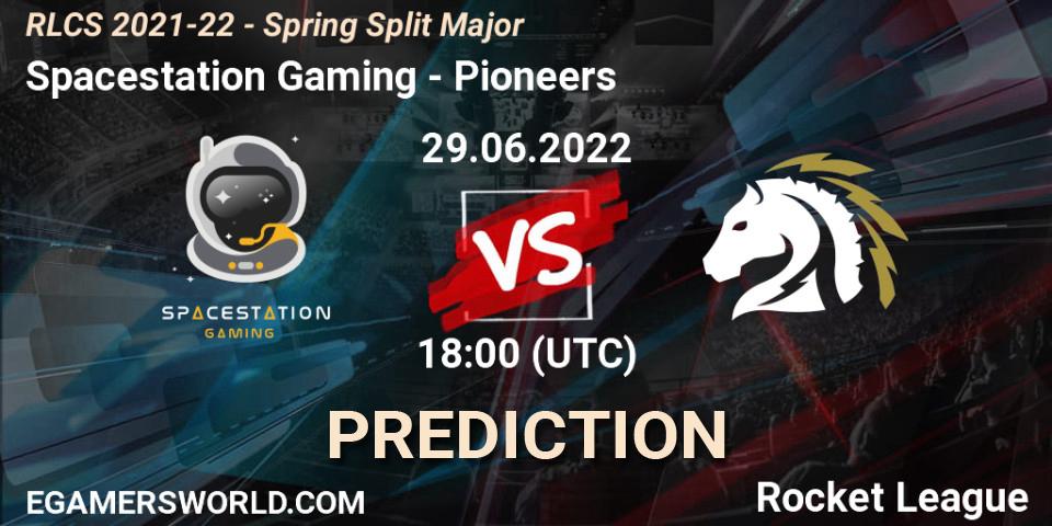 Pronósticos Spacestation Gaming - Pioneers. 29.06.22. RLCS 2021-22 - Spring Split Major - Rocket League