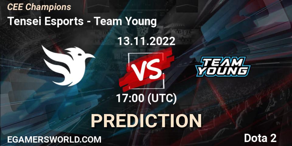 Pronósticos Tensei Esports - Team Young. 13.11.2022 at 17:00. CEE Champions - Dota 2