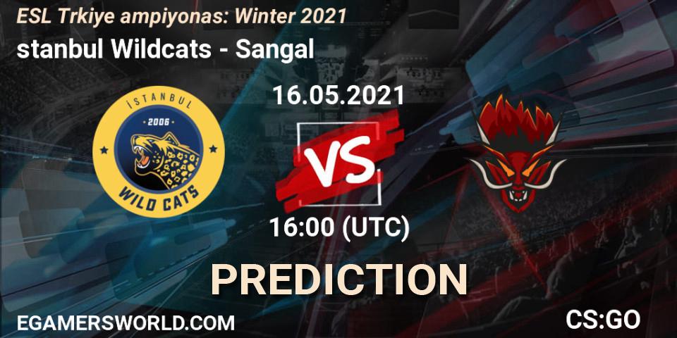 Pronósticos İstanbul Wildcats - Sangal. 16.05.2021 at 16:00. ESL Türkiye Şampiyonası: Winter 2021 - Counter-Strike (CS2)