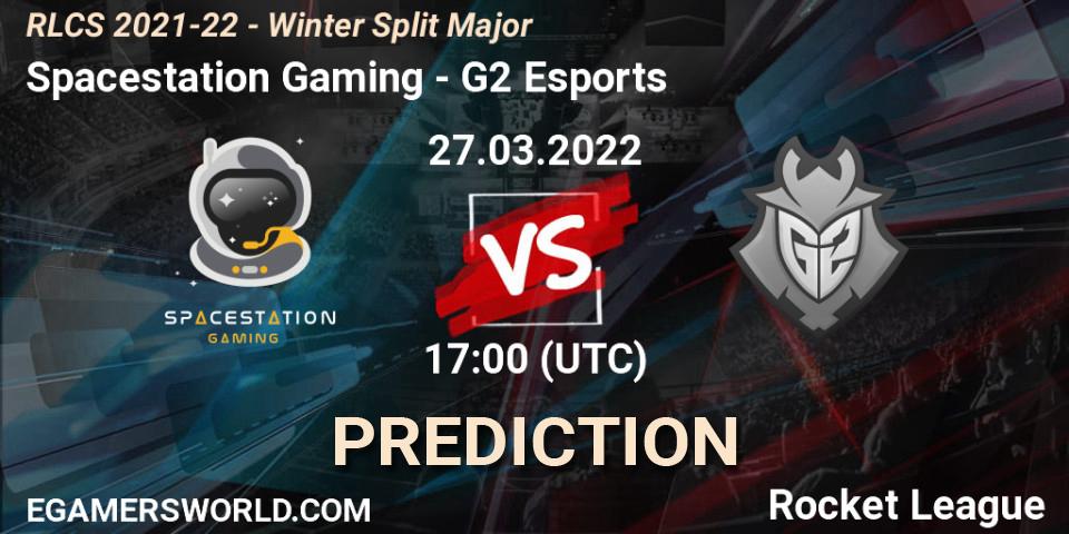 Pronósticos Spacestation Gaming - G2 Esports. 27.03.22. RLCS 2021-22 - Winter Split Major - Rocket League