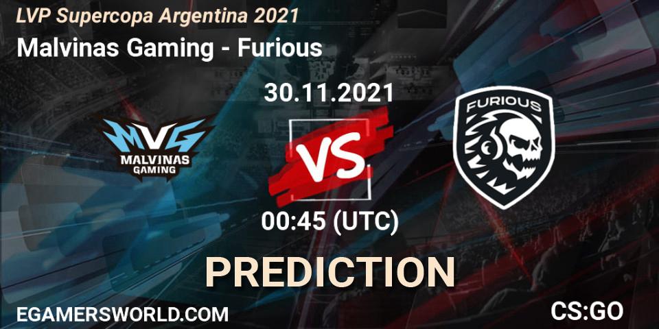 Pronósticos Malvinas Gaming - Furious. 30.11.21. LVP Supercopa Argentina 2021 - CS2 (CS:GO)