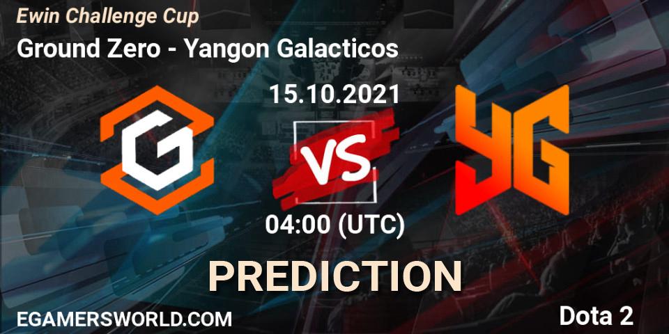 Pronósticos Ground Zero - Yangon Galacticos. 16.10.21. Ewin Challenge Cup - Dota 2