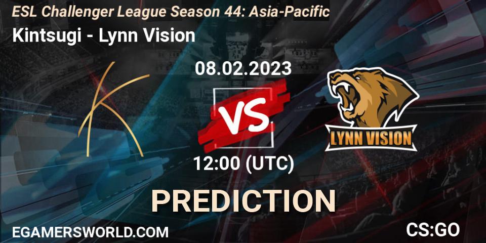 Pronósticos Kintsugi - Lynn Vision. 08.02.23. ESL Challenger League Season 44: Asia-Pacific - CS2 (CS:GO)