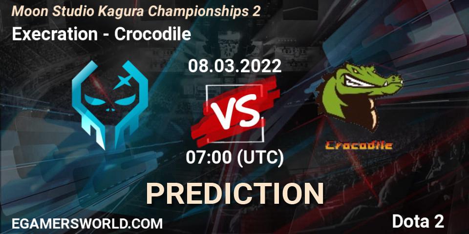 Pronósticos Execration - Crocodile. 08.03.2022 at 07:47. Moon Studio Kagura Championships 2 - Dota 2