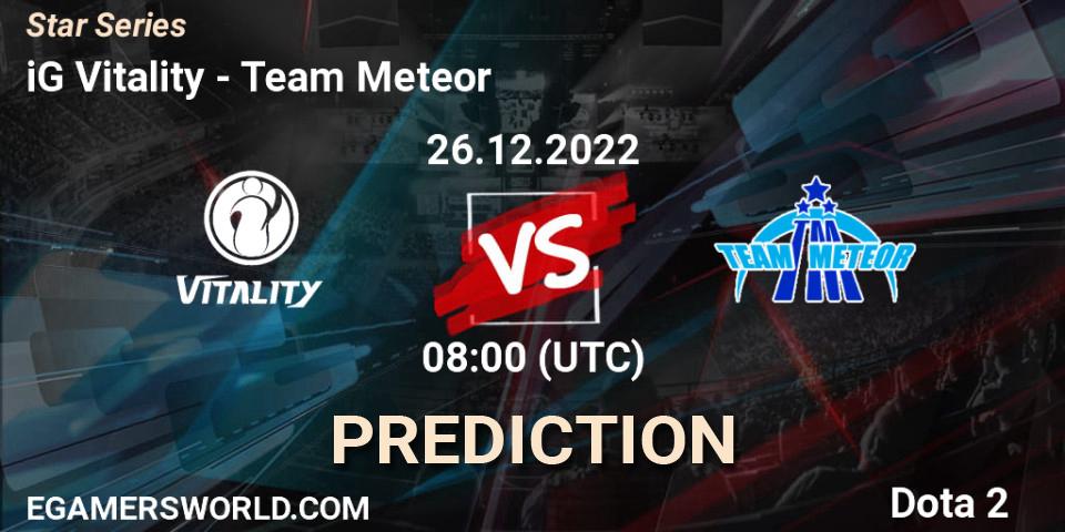 Pronósticos iG Vitality - Team Meteor. 23.12.22. Star Series - Dota 2
