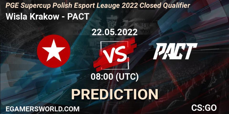 Pronósticos Wisla Krakow - PACT. 22.05.22. PGE Supercup Polish Esport Leauge 2022 Closed Qualifier - CS2 (CS:GO)