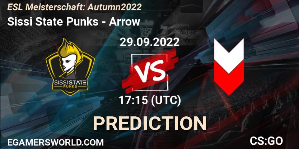 Pronósticos Sissi State Punks - Arrow. 29.09.22. ESL Meisterschaft: Autumn 2022 - CS2 (CS:GO)