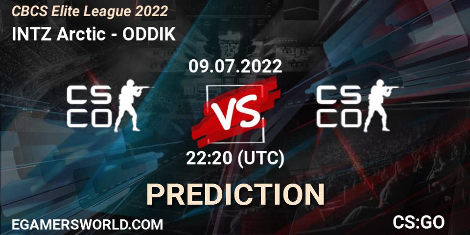 Pronósticos INTZ Arctic - ODDIK. 10.07.22. CBCS Elite League 2022 - CS2 (CS:GO)