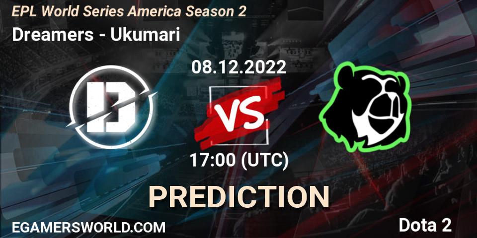 Pronósticos Dreamers - Ukumari. 08.12.22. EPL World Series America Season 2 - Dota 2