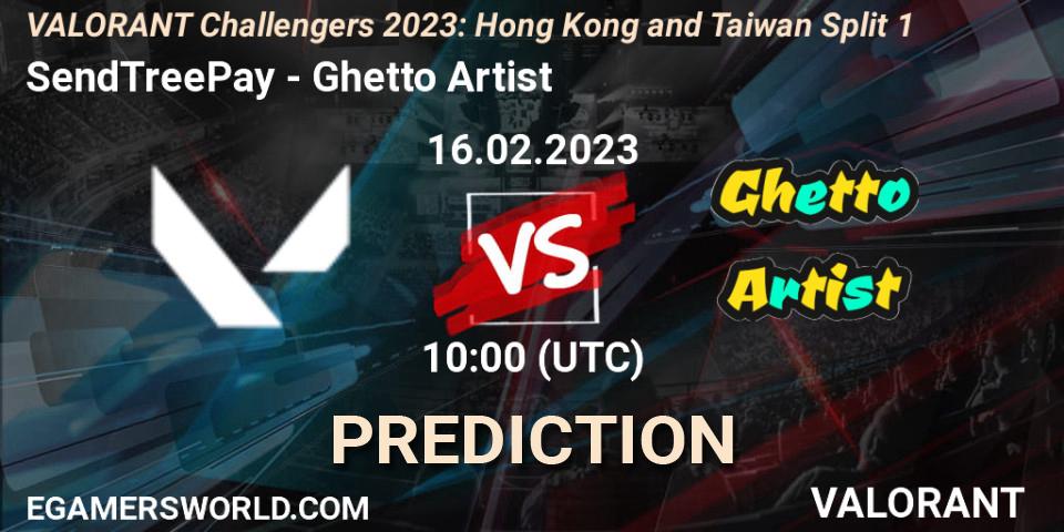 Pronósticos SendTreePay - Ghetto Artist. 16.02.2023 at 10:00. VALORANT Challengers 2023: Hong Kong and Taiwan Split 1 - VALORANT