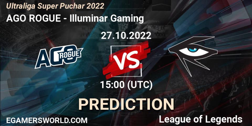 Pronósticos AGO ROGUE - Illuminar Gaming. 27.10.2022 at 18:00. Ultraliga Super Puchar 2022 - LoL