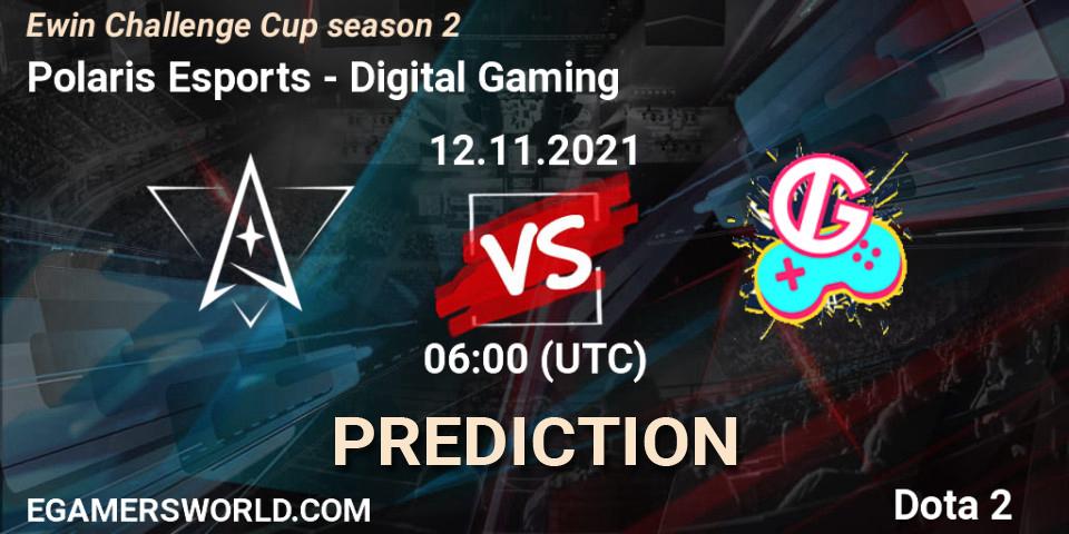 Pronósticos Polaris Esports - Digital Gaming. 12.11.2021 at 06:22. Ewin Challenge Cup season 2 - Dota 2