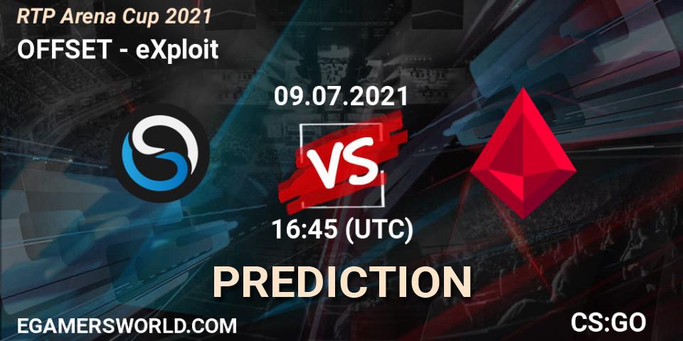 Pronósticos OFFSET - eXploit. 09.07.21. RTP Arena Cup 2021 - CS2 (CS:GO)