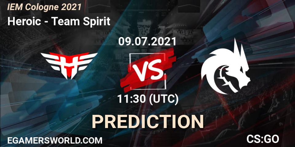 Pronósticos Heroic - Team Spirit. 09.07.21. IEM Cologne 2021 - CS2 (CS:GO)