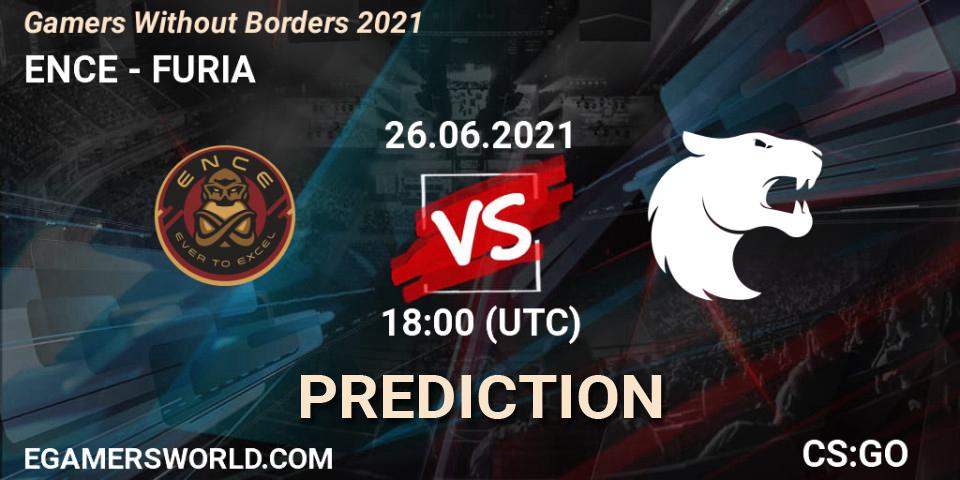 Pronósticos ENCE - FURIA. 26.06.21. Gamers Without Borders 2021 - CS2 (CS:GO)