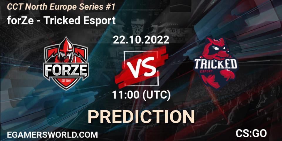 Pronósticos forZe - Tricked Esport. 22.10.22. CCT North Europe Series #1 - CS2 (CS:GO)