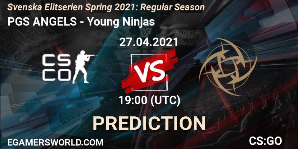 Pronósticos PGS ANGELS - Young Ninjas. 27.04.2021 at 19:00. Svenska Elitserien Spring 2021: Regular Season - Counter-Strike (CS2)