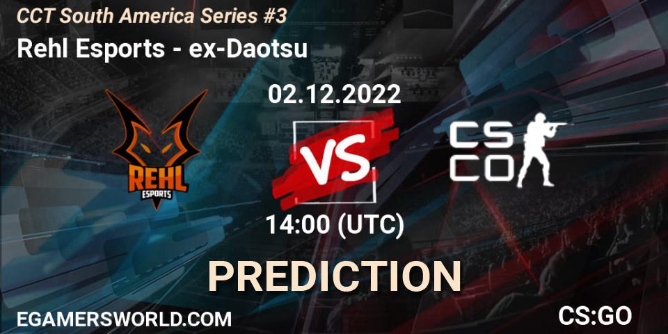 Pronósticos Rehl Esports - ex-Daotsu. 02.12.22. CCT South America Series #3 - CS2 (CS:GO)