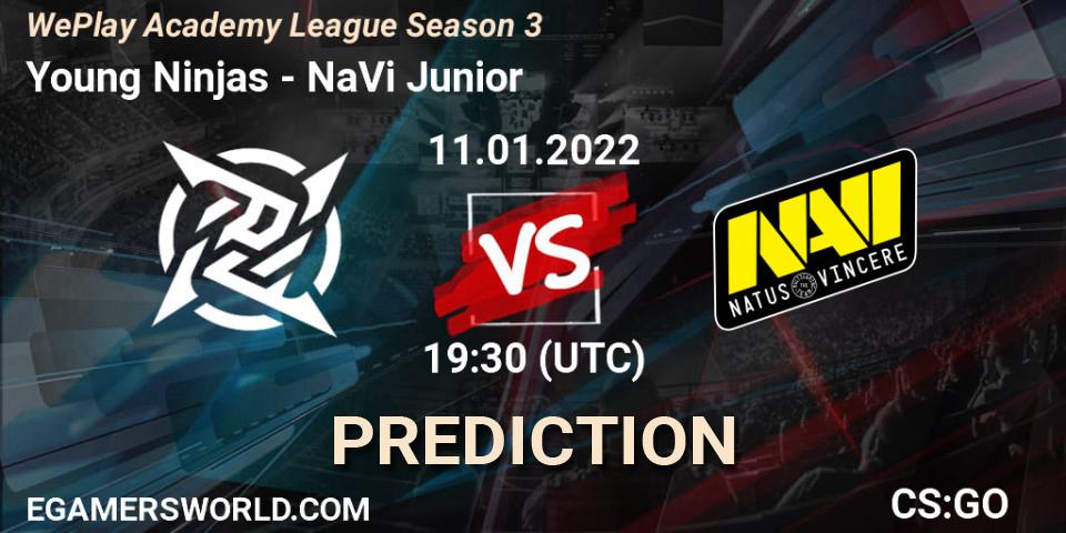Pronósticos Young Ninjas - NaVi Junior. 11.01.2022 at 20:10. WePlay Academy League Season 3 - Counter-Strike (CS2)