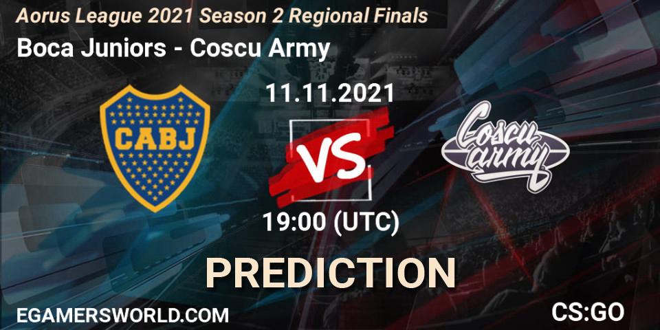 Pronósticos Boca Juniors - Coscu Army. 11.11.21. Aorus League 2021 Season 2 Regional Finals - CS2 (CS:GO)