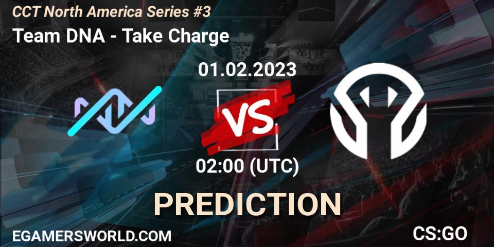 Pronósticos Team DNA - Take Charge. 01.02.23. CCT North America Series #3 - CS2 (CS:GO)