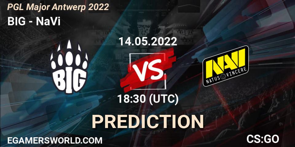 Pronósticos BIG - NaVi. 14.05.22. PGL Major Antwerp 2022 - CS2 (CS:GO)