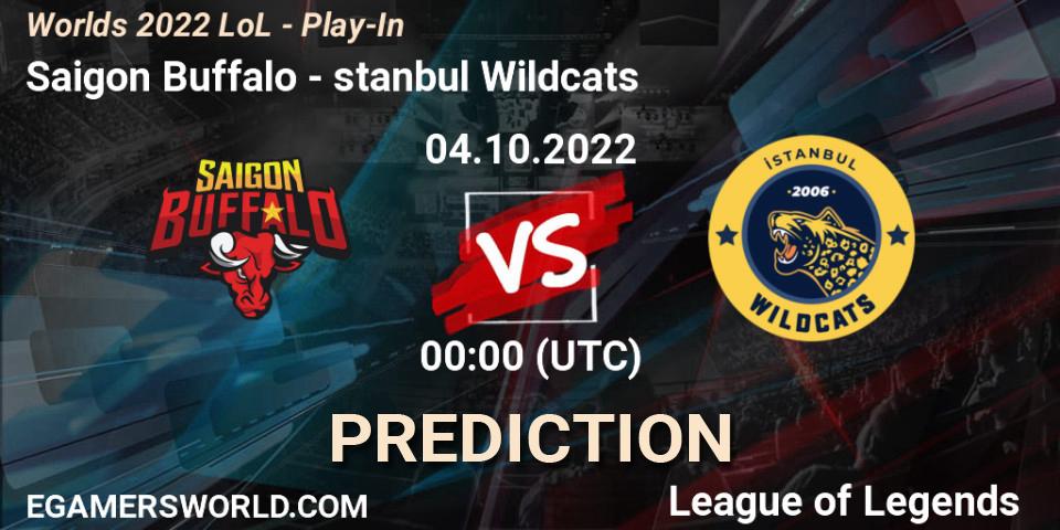Pronósticos Saigon Buffalo - İstanbul Wildcats. 30.09.2022 at 04:00. Worlds 2022 LoL - Play-In - LoL