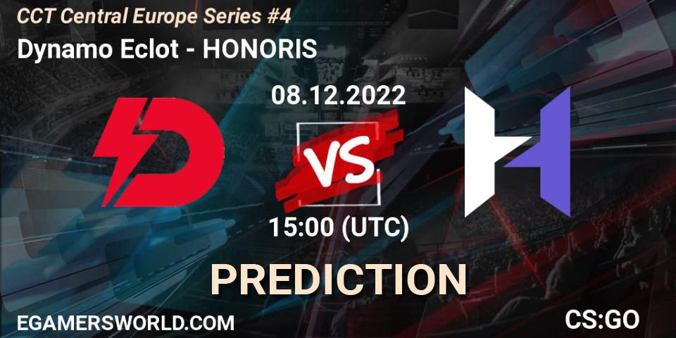 Pronósticos Dynamo Eclot - HONORIS. 08.12.22. CCT Central Europe Series #4 - CS2 (CS:GO)