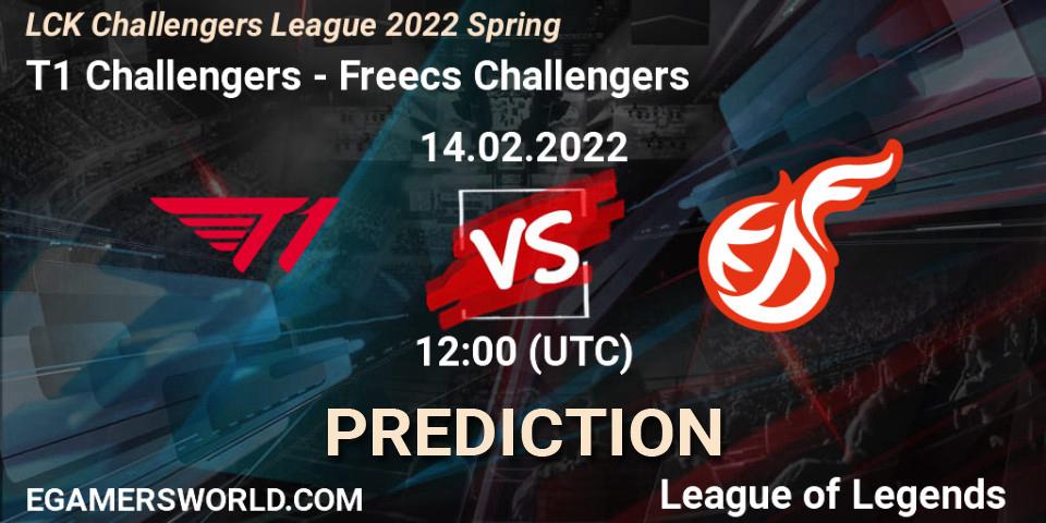 Pronósticos Freecs Challengers - T1 Challengers. 17.02.2022 at 05:00. LCK Challengers League 2022 Spring - LoL