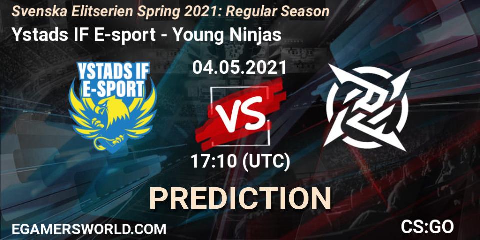 Pronósticos Ystads IF E-sport - Young Ninjas. 04.05.2021 at 17:10. Svenska Elitserien Spring 2021: Regular Season - Counter-Strike (CS2)
