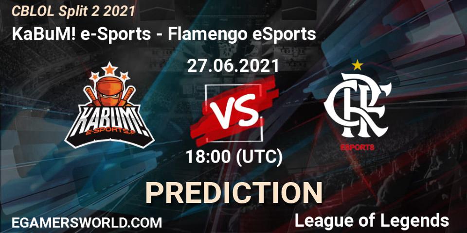 Pronósticos KaBuM! e-Sports - Flamengo eSports. 27.06.2021 at 18:00. CBLOL Split 2 2021 - LoL