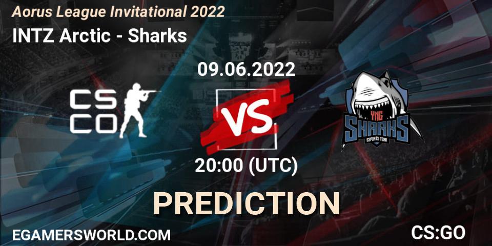 Pronósticos INTZ Arctic - Sharks. 09.06.2022 at 20:00. Aorus League Invitational 2022 - Counter-Strike (CS2)