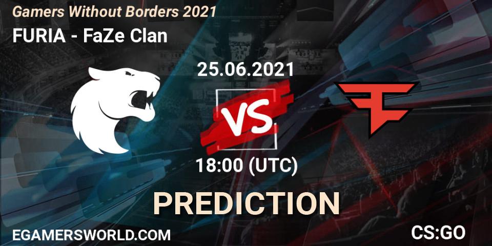 Pronósticos FURIA - FaZe Clan. 25.06.2021 at 18:00. Gamers Without Borders 2021 - Counter-Strike (CS2)