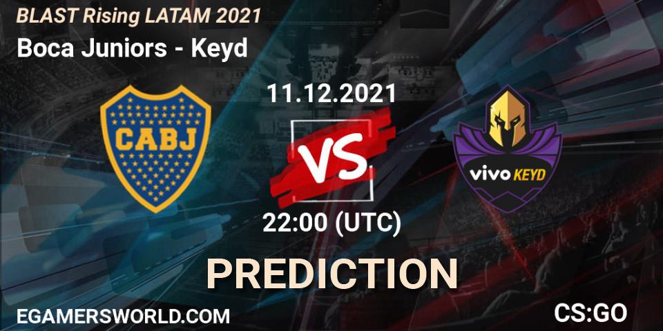Pronósticos Boca Juniors - Keyd. 11.12.21. BLAST Rising LATAM 2021 - CS2 (CS:GO)