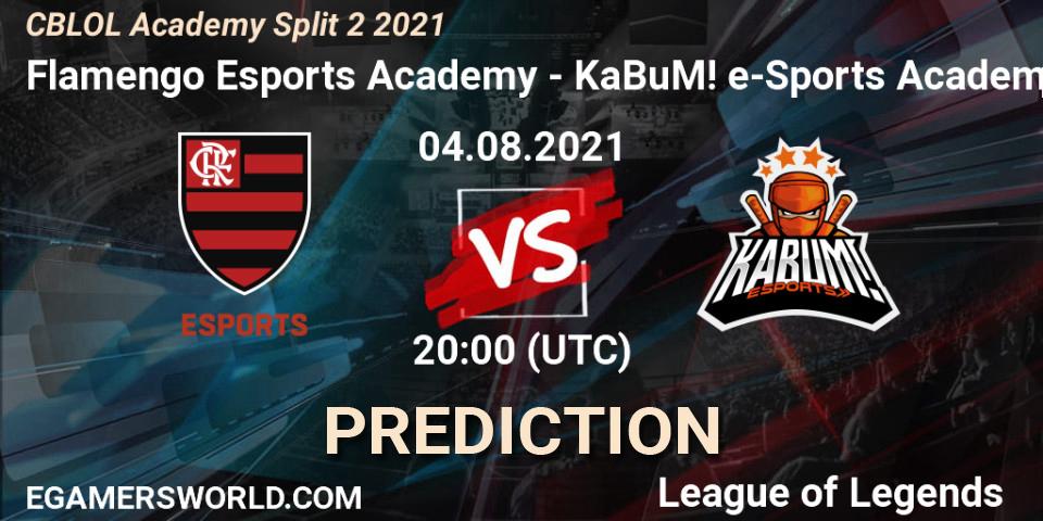 Pronósticos Flamengo Esports Academy - KaBuM! Academy. 04.08.2021 at 20:00. CBLOL Academy Split 2 2021 - LoL