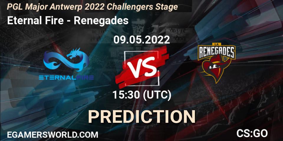 Pronósticos Eternal Fire - Renegades. 09.05.22. PGL Major Antwerp 2022 Challengers Stage - CS2 (CS:GO)