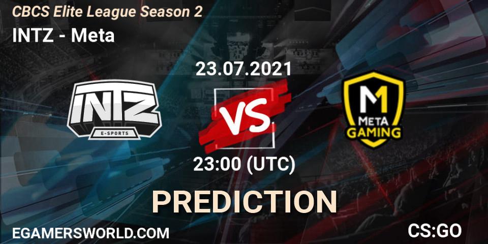 Pronósticos INTZ - Meta Gaming Brasil. 23.07.21. CBCS Elite League Season 2 - CS2 (CS:GO)