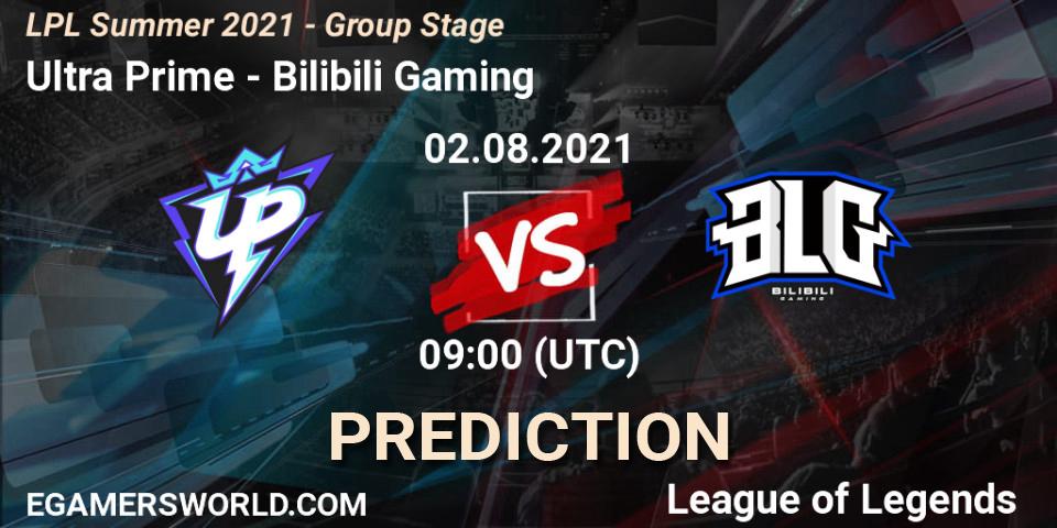 Pronósticos Ultra Prime - Bilibili Gaming. 02.08.21. LPL Summer 2021 - Group Stage - LoL
