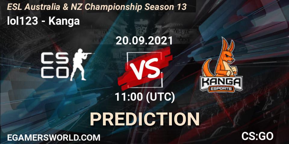 Pronósticos Dynasty - Kanga. 20.09.2021 at 10:30. ESL Australia & NZ Championship Season 13 - Counter-Strike (CS2)