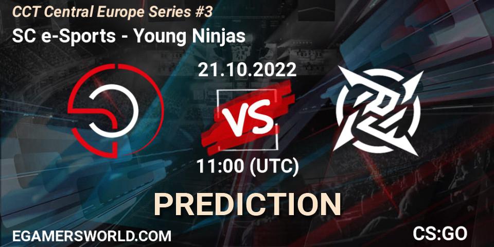 Pronósticos SC e-Sports - Young Ninjas. 21.10.22. CCT Central Europe Series #3 - CS2 (CS:GO)