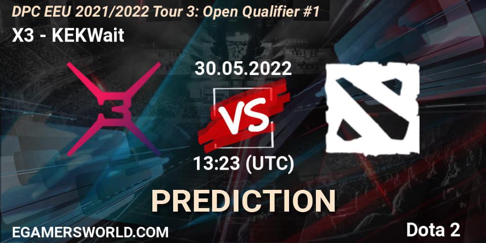 Pronósticos X3 - KEKWait. 30.05.2022 at 13:23. DPC EEU 2021/2022 Tour 3: Open Qualifier #1 - Dota 2