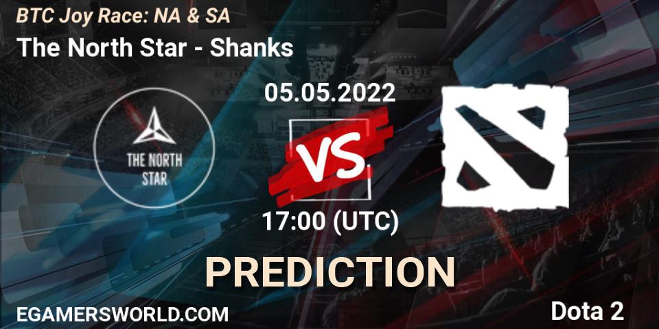 Pronósticos The North Star - Shanks. 05.05.2022 at 17:08. BTC Joy Race: NA & SA - Dota 2