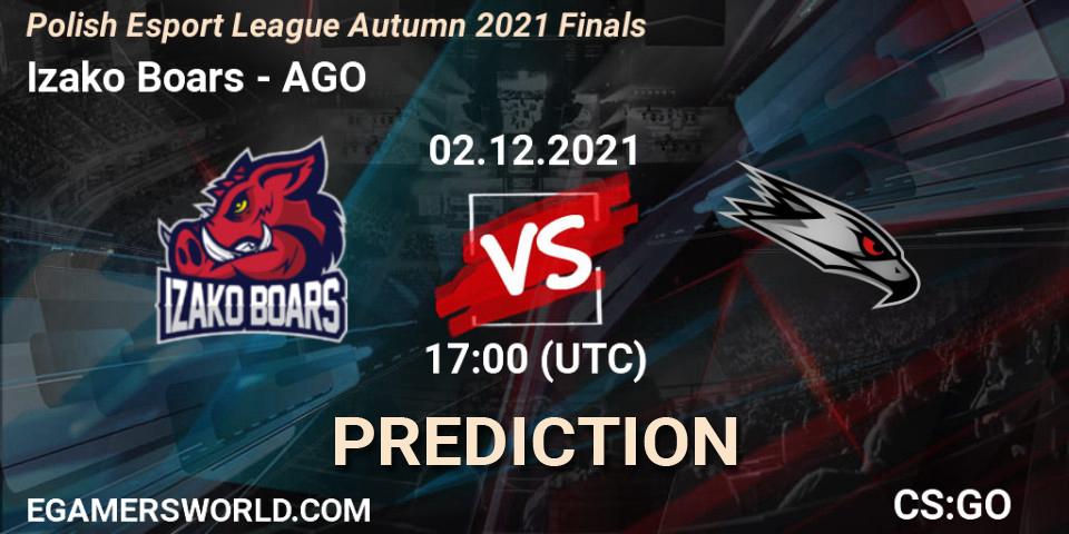 Pronósticos Izako Boars - AGO. 02.12.21. Polska Liga Esportowa Autumn 2021: Dywizja Mistrzowska - CS2 (CS:GO)