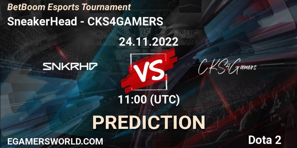 Pronósticos SneakerHead - CKS4GAMERS. 24.11.2022 at 11:39. BetBoom Esports Tournament - Dota 2