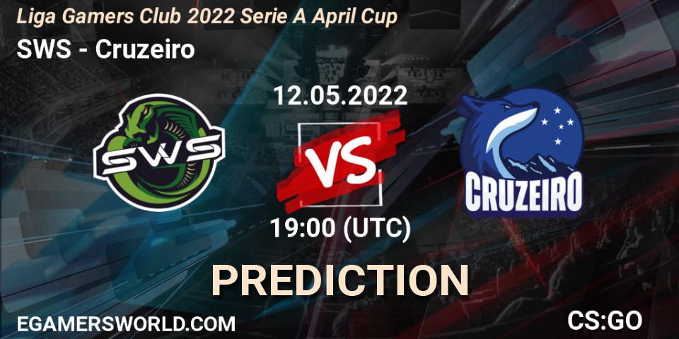 Pronósticos SWS - Cruzeiro. 12.05.2022 at 19:00. Liga Gamers Club 2022 Serie A April Cup - Counter-Strike (CS2)